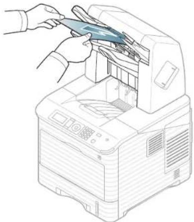 SAMSUNG ML-5510ND - Papierstau am Ausgang des Finishers - 1