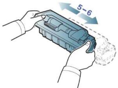 SAMSUNG ML-5015ND - Verteilen des Toners - 2