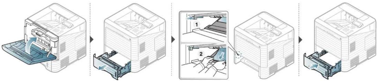 SAMSUNG ML-5010ND - Beseitigen von Papierstaus - 2