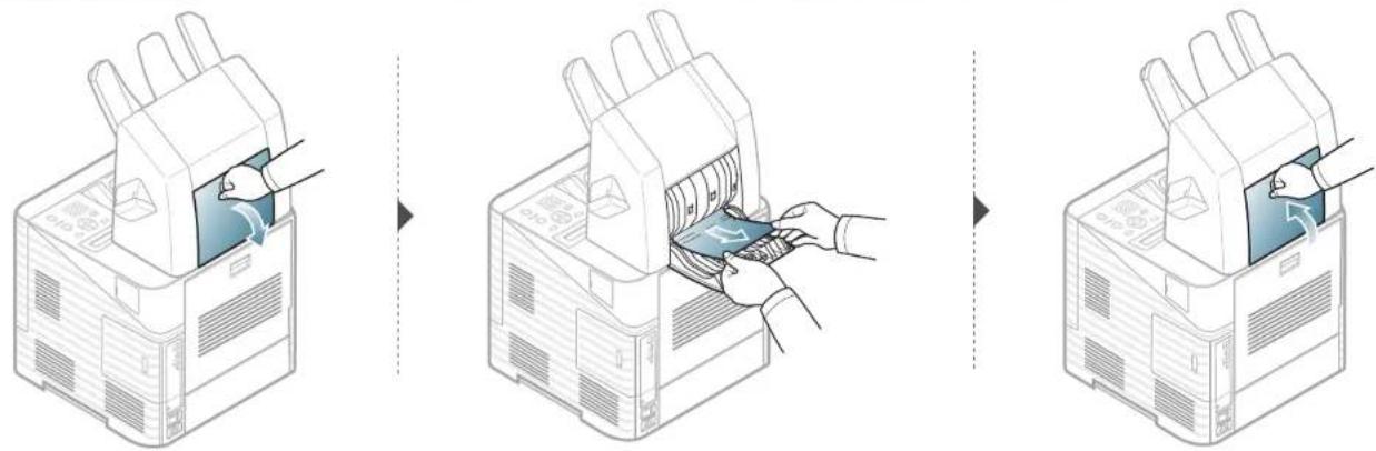 SAMSUNG ML-5010ND - Papierstau im Inneren des Fertigers - 1