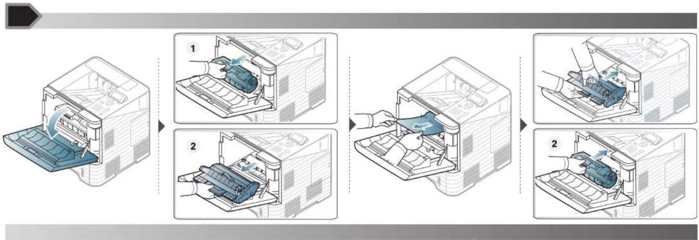 SAMSUNG ML-5010ND - Beseitigen von Papierstaus - 1