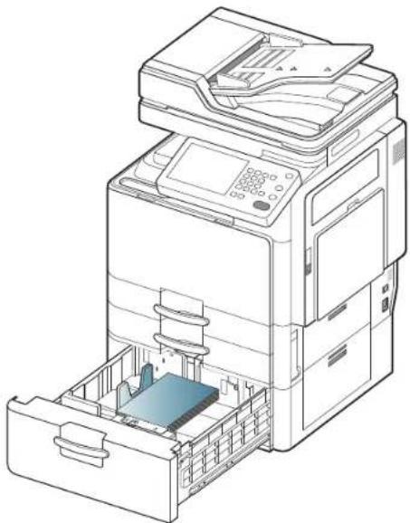 SAMSUNG MultiXpress 8240NA - Optionaler Papiereinzug mit hoher Kapazität - 10