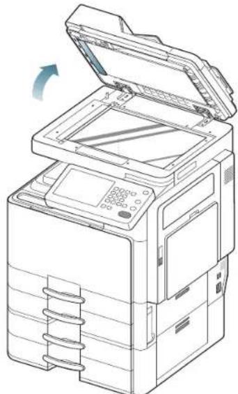 SAMSUNG MultiXpress 8240NA - Vorlagenpapierstau im Duplex-Ausgabebereich des Scanners - 5