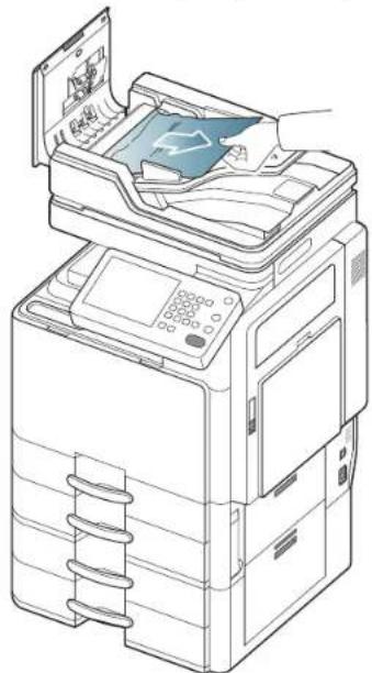 SAMSUNG MultiXpress 8240NA - Vorlagenpapierstau vor Scanner - 3