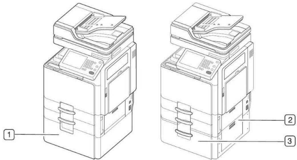 SAMSUNG MultiXpress 8240NA - Übersicht über das Gerät - 13