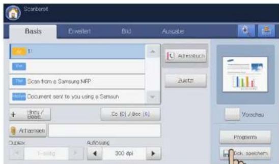 Scanberat Basis Envelert Bid Ausgabe 1: View The Scan from a Samsung MFP Solder Document sent to you using a Sensun + Incy / Base Co [6] / Boc [6] Arthagesen Duplex AdÜssung 300 dpi Vorschau Programm Dok. speichem