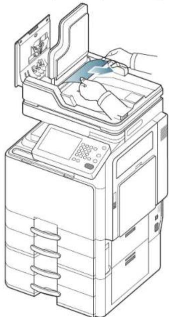 SAMSUNG MultiXpress 8240NA - Vorlagenpapierstau bei Papierumkehr im Scanner - 4