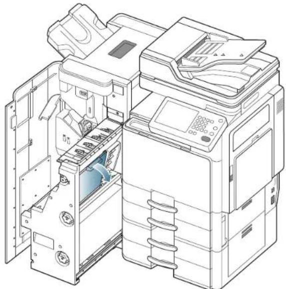 SAMSUNG MultiXpress 8240NA - Papierstau vor der Broschürenfaltung (nur der 3.250-Blatt-Broschüren-Finisher) - 5