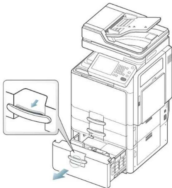 SAMSUNG MultiXpress 8240NA - Papierstau im optionalen Papiereinzug mit hoher Kapazität - 4