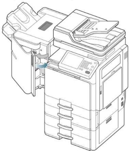 SAMSUNG MultiXpress 8240NA - Papierstau in der Finisher-Bridge - 4