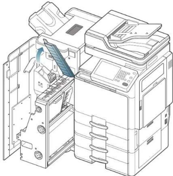 SAMSUNG MultiXpress 8240NA - Papierstau im Broschüren-Finisher (nur der 3.250-Blatt-Broschüren-Finisher) - 4