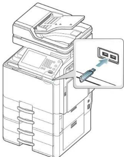 SAMSUNG MultiXpress 8240NA - Über USB-Speichergeräte - 5