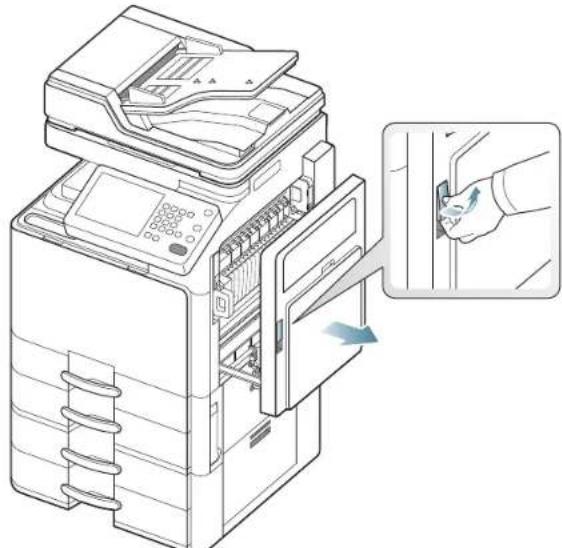 SAMSUNG MultiXpress 8240NA - Papierstau innen im Umkehrpfad (Papierstau Duplex 2) - 1