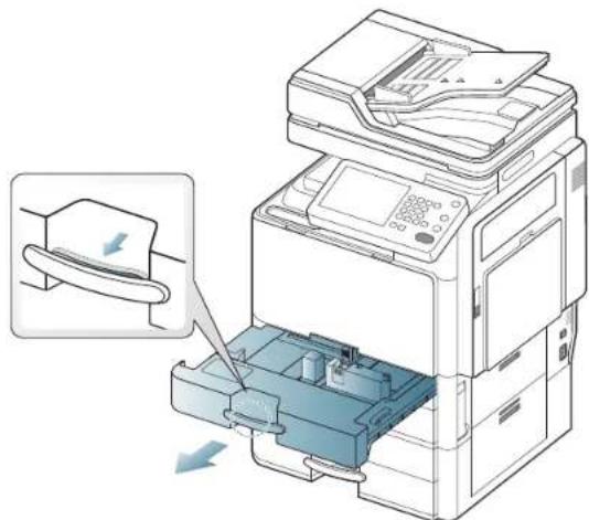 SAMSUNG MultiXpress 8240NA - Standardfach/Optionaler Doppelkassetten-Papiereinzug - 3