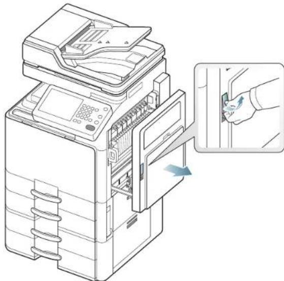 SAMSUNG MultiXpress 8240NA - Papierstau oben im Umkehrpfad (Papierstau Duplex 1) - 1