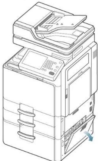 SAMSUNG MultiXpress 8240NA - Papierstau im optionalen Papiereinzug mit hoher Kapazität - 2