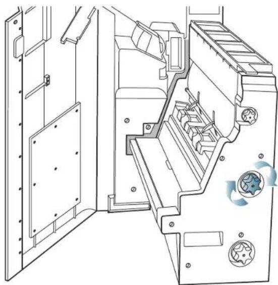 SAMSUNG MultiXpress 8240NA - Papierstau vor der Broschürenfaltung (nur der 3.250-Blatt-Broschüren-Finisher) - 7