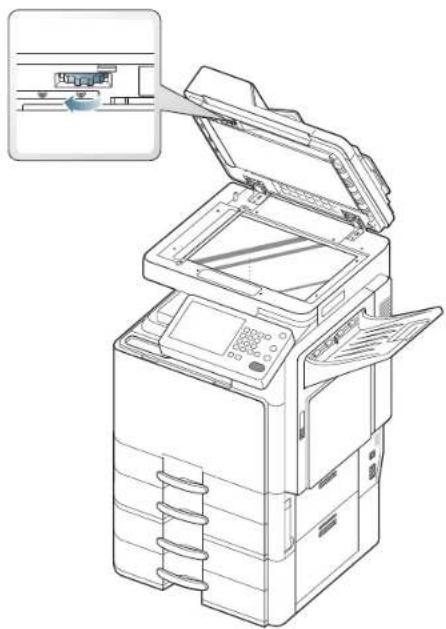 SAMSUNG MultiXpress 8240NA - Vorlagenpapierstau im Duplex-Ausgabebereich des Scanners - 6
