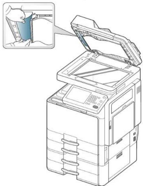 SAMSUNG MultiXpress 8240NA - Vorlagenpapierstau vor Scanner-Umkehrpfad - 7