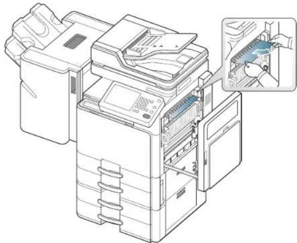 SAMSUNG MultiXpress 8240NA - Papierstau im Ausgabebereich (Papierstau Ausgabe mit bedruckter Seite nach unten) - 2