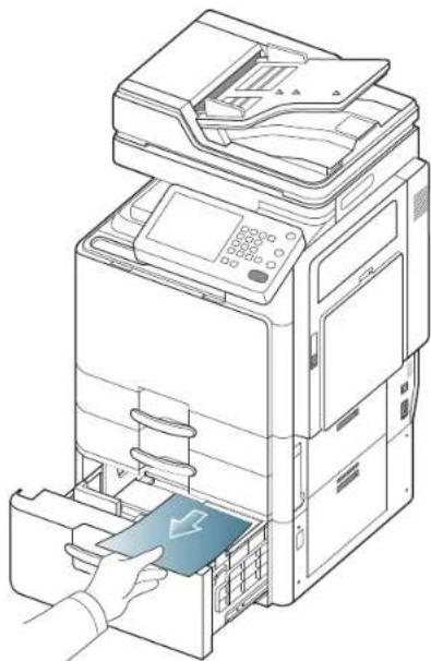 SAMSUNG MultiXpress 8240NA - Papierstau im optionalen Papiereinzug mit hoher Kapazität - 5