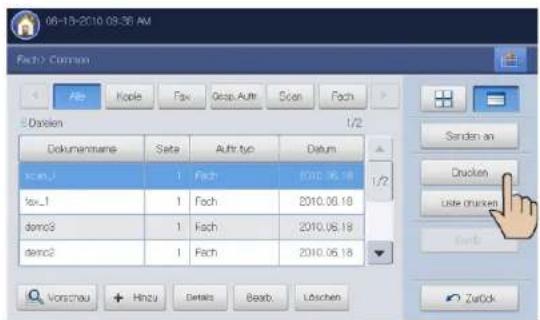 06-13-2010 09:30 AM File Edit View Copy Auto Scan Fach Dokumentame Sata After typ Datum scn_1 1 Fach 2010.06.18 lsv_1 1 Fach 2010.06.18 demo3 1 Fach 2010.06.18 demo2 1 Fach 2010.06.18 Senden an Drucken Liste drucken Zurück Vorschau + Hinzu Details Best/B Löschen