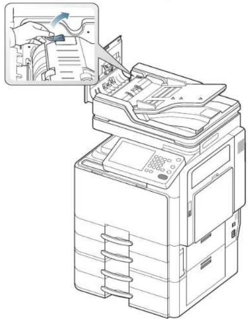 SAMSUNG MultiXpress 8240NA - Vorlagenpapierstau vor Scanner-Umkehrpfad - 3