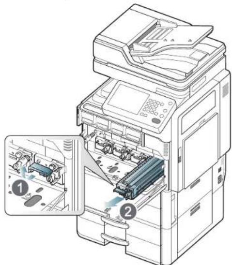 SAMSUNG MultiXpress 8240NA - Austauschen der Bildeinheit - 6