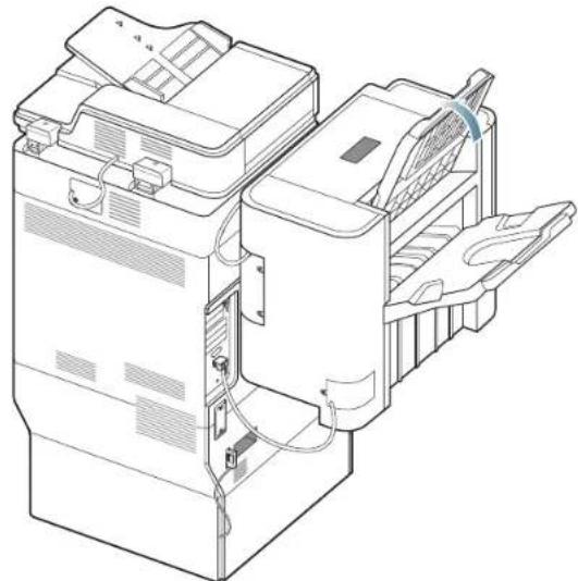 SAMSUNG MultiXpress 8240NA - Papierstau im Ausgabebereich des Finishers während der Ausgabe an das Hauptfach - 3