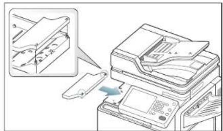 SAMSUNG MultiXpress 8240NA - Papierstau am Eingang des Broschüren-Finishers (nur der 3.250-Blatt-Broschüren-Finisher) - 6