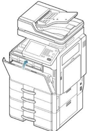 SAMSUNG MultiXpress 8240NA - Austauschen des Rest-Tonerbehälters - 5