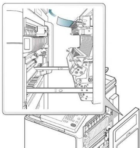 SAMSUNG MultiXpress 8240NA - Papierstau innen im Umkehrpfad (Papierstau Duplex 2) - 2