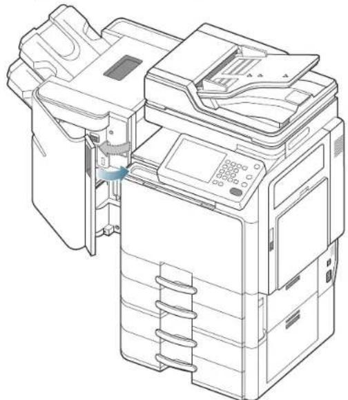 SAMSUNG MultiXpress 8240NA - Papierstau am Finisher-Eingang - 4