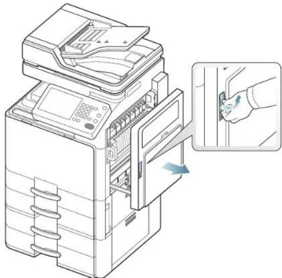 SAMSUNG MultiXpress 8240NA - Papierstau oben im Umkehrpfad (Papierstau Duplex-Umkehr) - 1