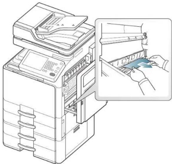 SAMSUNG MultiXpress 8240NA - Papierstau in Schacht 1 - 4