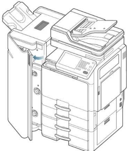 SAMSUNG MultiXpress 8240NA - Papierstau am Eingang des Broschüren-Finishers (nur der 3.250-Blatt-Broschüren-Finisher) - 2