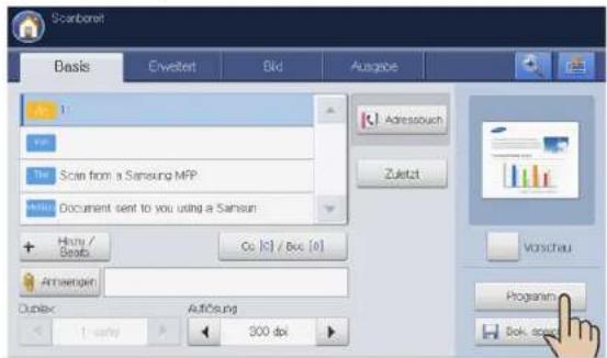 Scanbonet Basis E-mail: Ed Bid Ausgabe T For The Scan from a Samsung MPP File: Document sent to you using a Samsung + Home / Dobio Co [k] / Box [o] Anweagen Dublex Afficung 300 dpi Adressouch Zuletzt Vorschau Programm Disk, assa