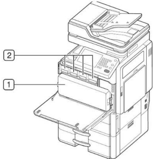 SAMSUNG MultiXpress 8240NA - Übersicht über das Gerät - 4