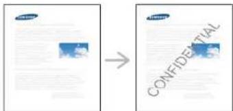SAMSUNG MultiXpress 8128NX - Wasserzeichen verwenden - 1