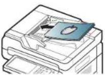 SAMSUNG MultiXpress 8128NX - Auswählen der Ausrichtung von Vorlagen - 3