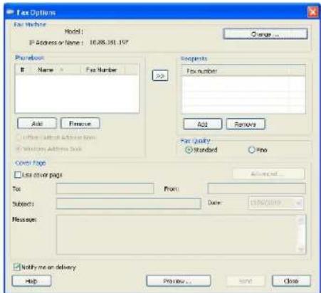 SAMSUNG MultiXpress 8128NX - Senden von Faxen (Windows) - 1