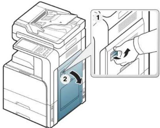 SAMSUNG MultiXpress 8128NX - Papierstau innen im Umkehrpfad (Papierstau Duplex 2) - 1