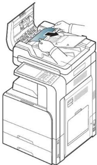 SAMSUNG MultiXpress 8128NX - Vorlagenstau im Scanner - 2
