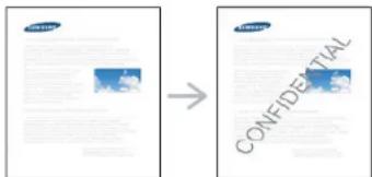 SAMSUNG MultiXpress 8128NA - Wasserzeichen verwenden - 1