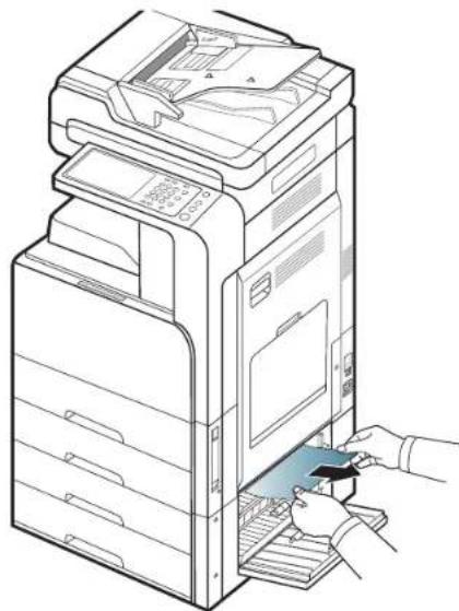 SAMSUNG MultiXpress 8128NA - Papierstau in Fach 3, 4 - 3
