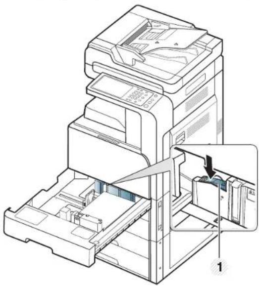 SAMSUNG MultiXpress 8128NA - Standardfach/Optionaler Doppelkassetten-Papiereinzug - 12