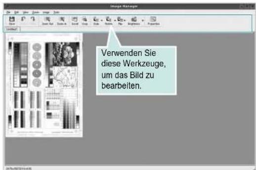 Verwenden Sie diese Werkzeuge, um das Bild zu bearbeiten.