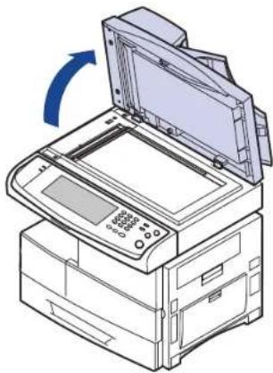 SAMSUNG MultiXpress 6555N - Verwenden des Vorlagenglases - 1
