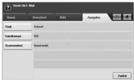 Bereit für E-Mail Basic Enwertort Bild Ausgabe Oval Entworf DataFormat PDF Scanverinat Benzordnet Zenkirk