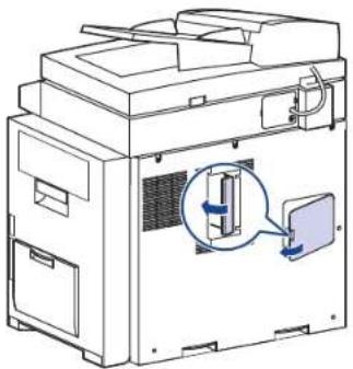 SAMSUNG MultiXpress 6555N - Installieren eines Speichermoduls - 4